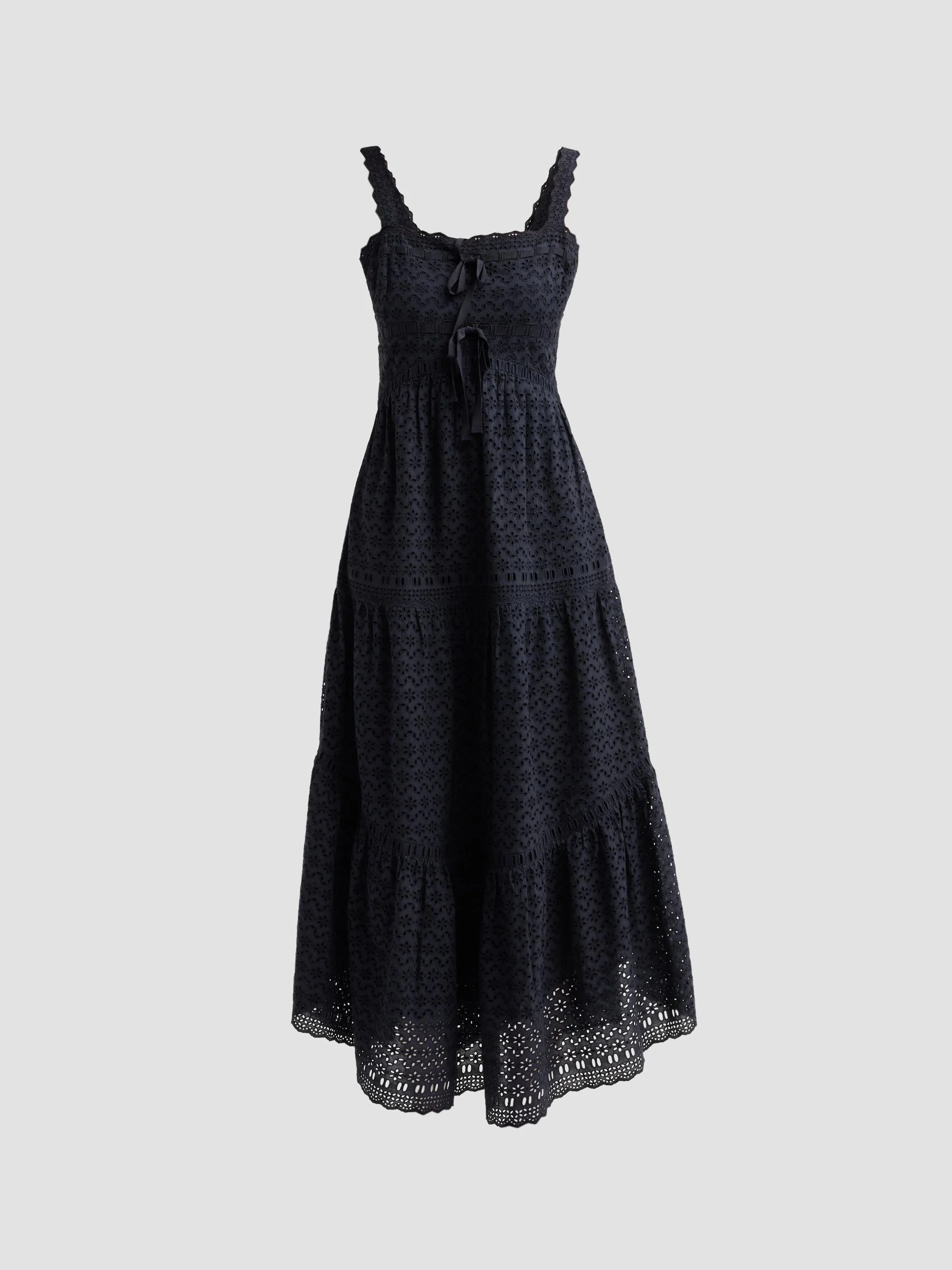 Women's Constance Cotton Midi Dress - Midnight - 1