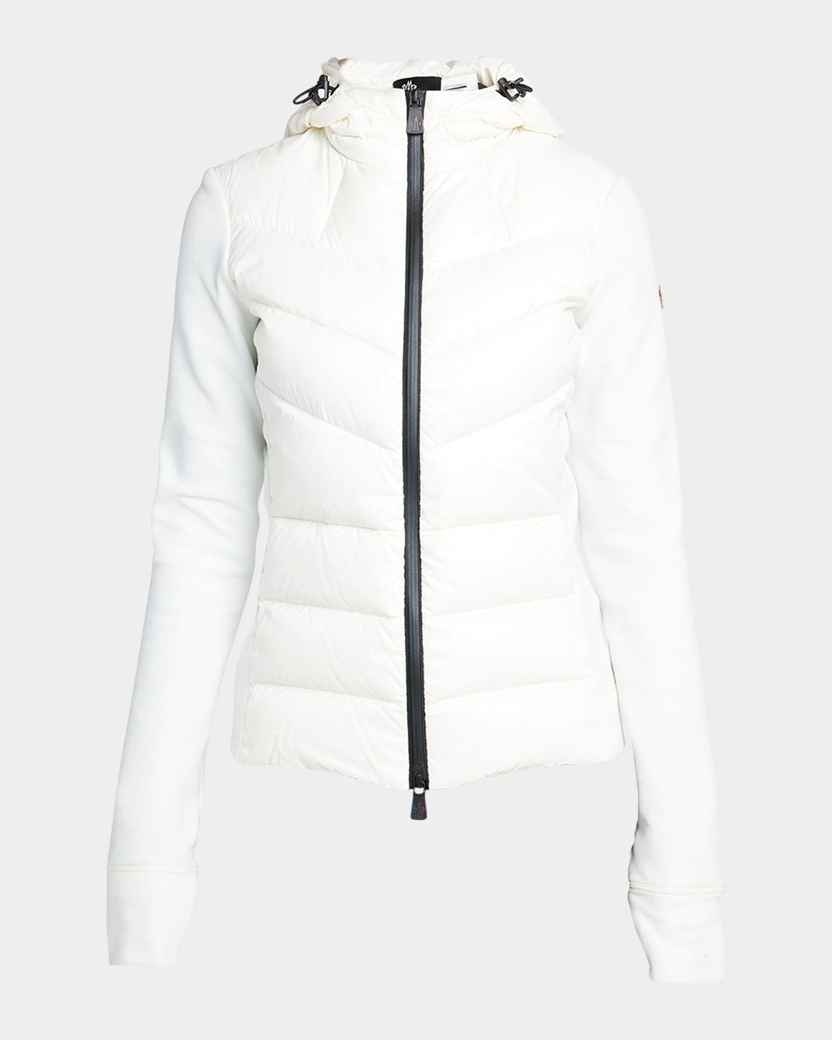 Puffer Zip-Up Cardigan - 1