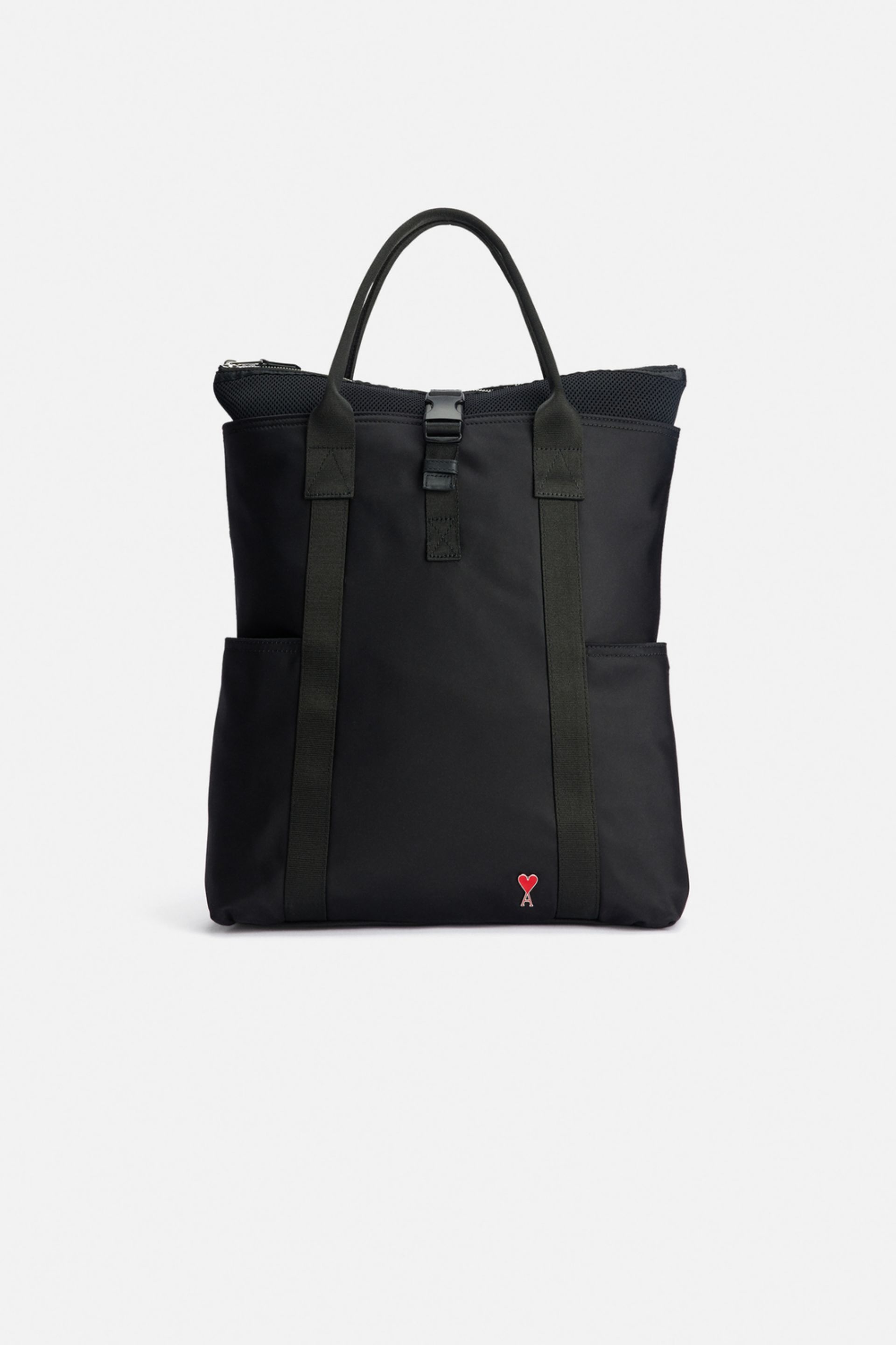 トートバッグ AMI PARIS Paris Paris tote bag AMI Paris Unisex East-West Maxi Leather Shopper Tote Bag