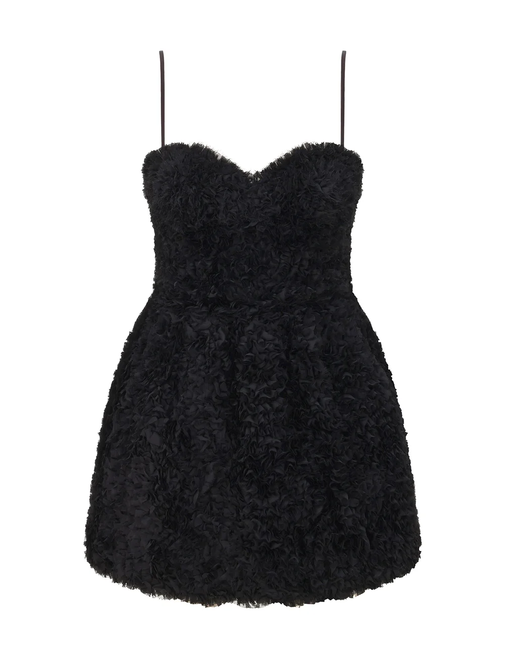 CLASH FLUFF MINI DRESS - 1