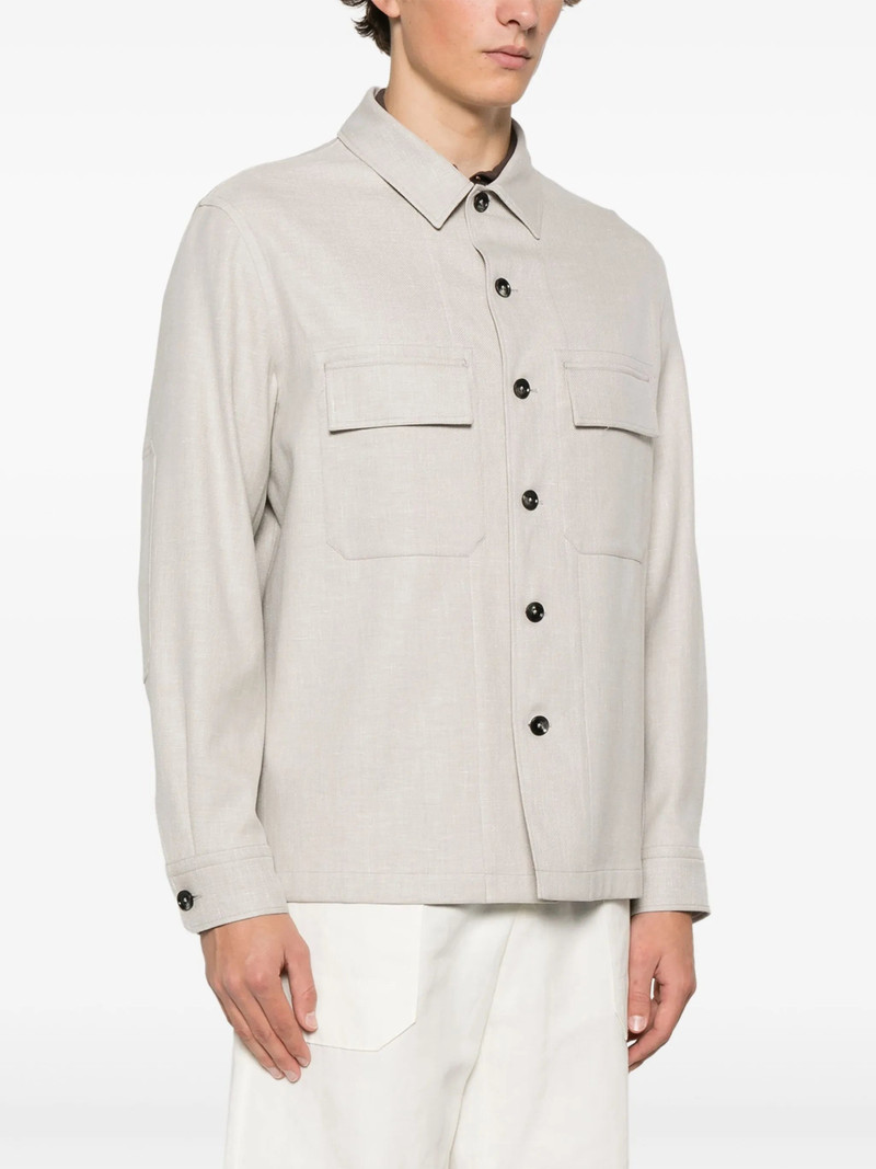 Cut-away-collar Shirt 3