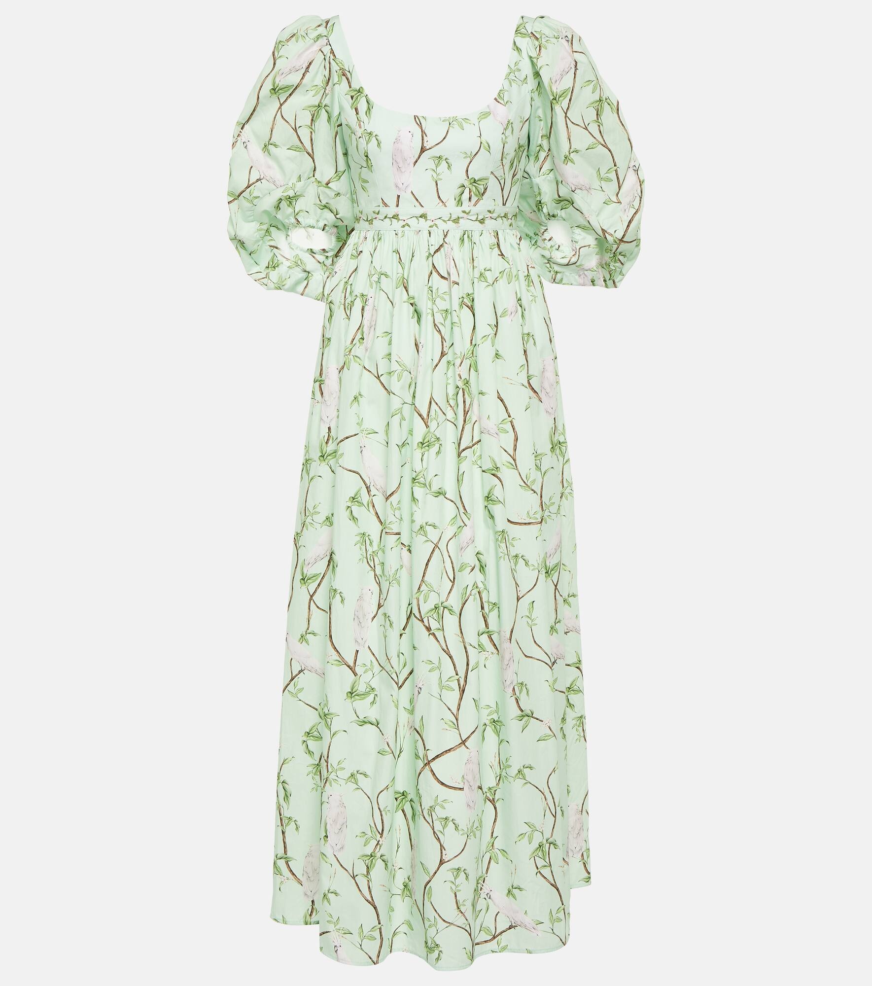 Vivianne Cacatua printed cotton maxi dress - 1