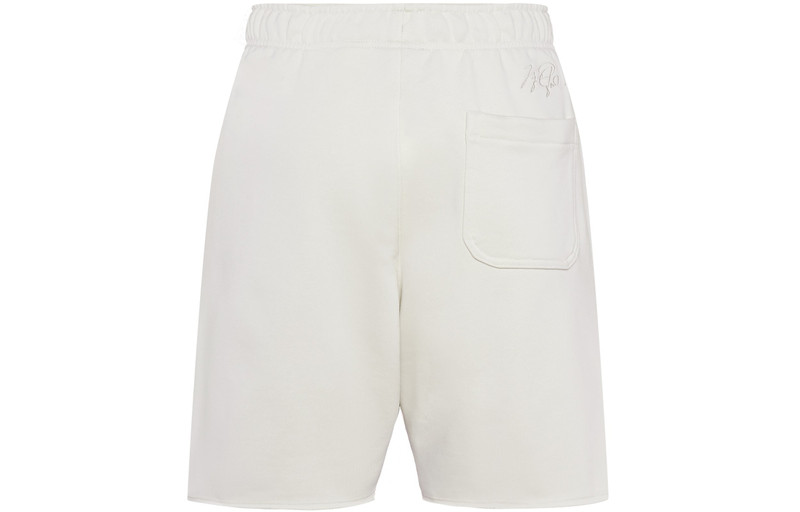 Jordan Men's Air Jordan Flying Man Logo Training Knit Breathable Sports Shorts White DV5028-104 outlook