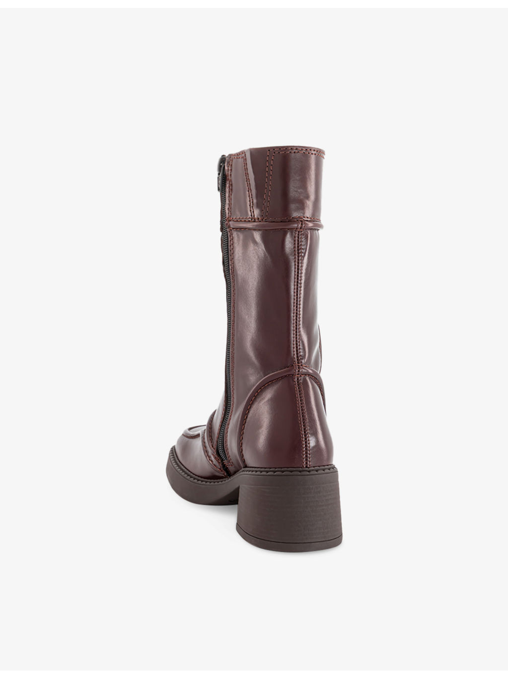 Maelene Leather Ankle Boots - 4