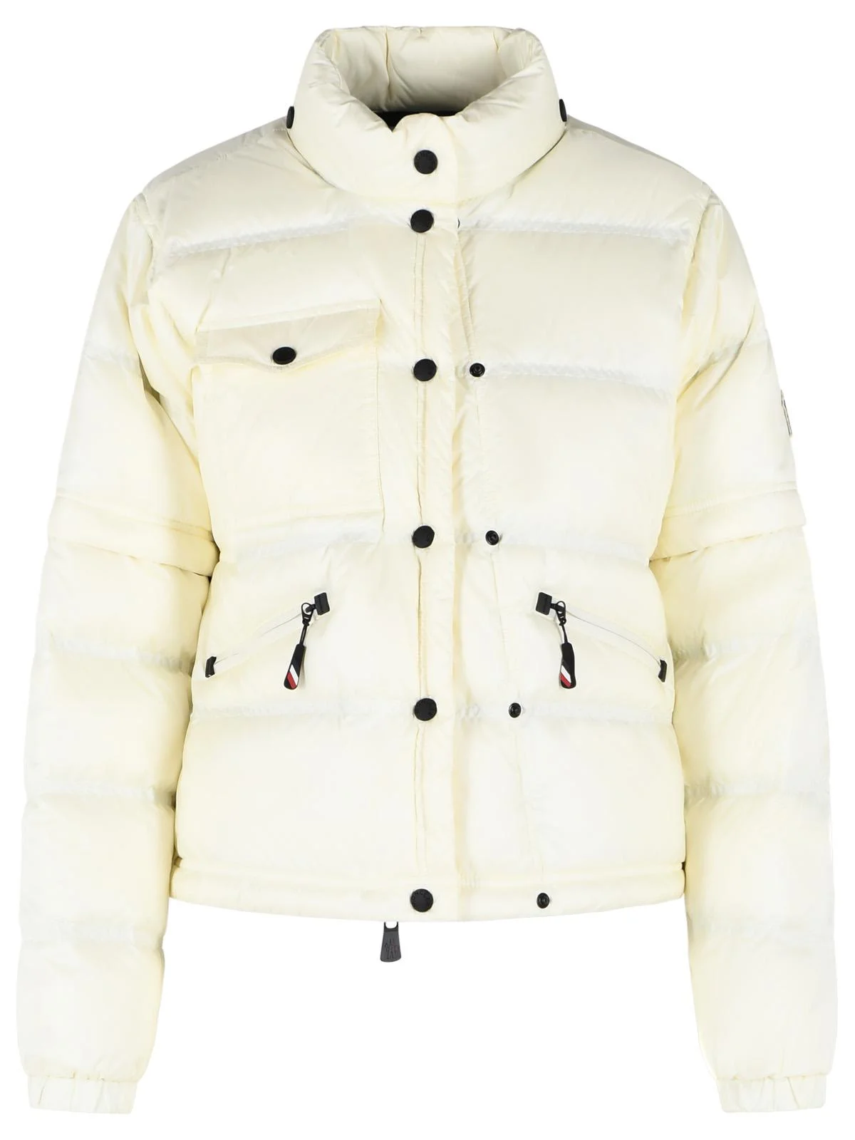 Moncler Grenoble 'Mauduits' Ivory White Polyamide Down Jacket Women - 1