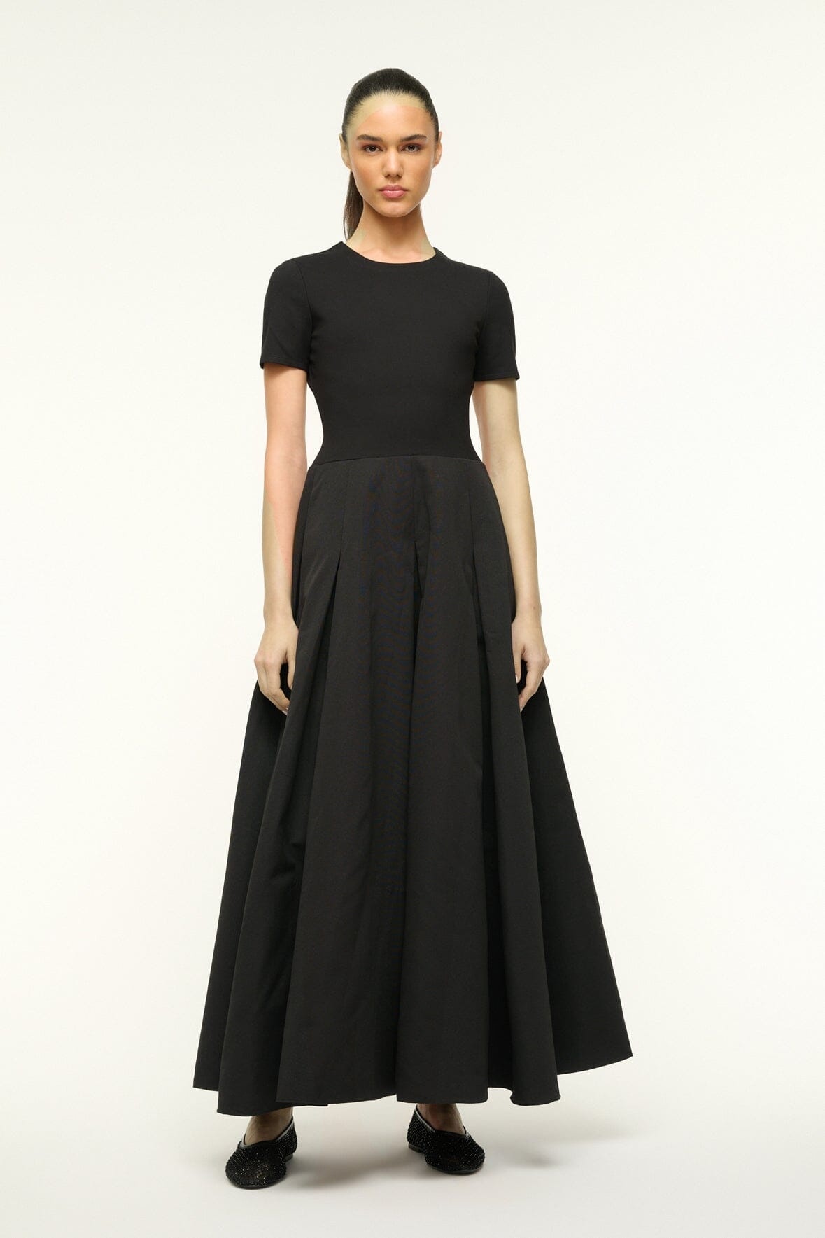 STAUD HOPPER DRESS BLACK - 2