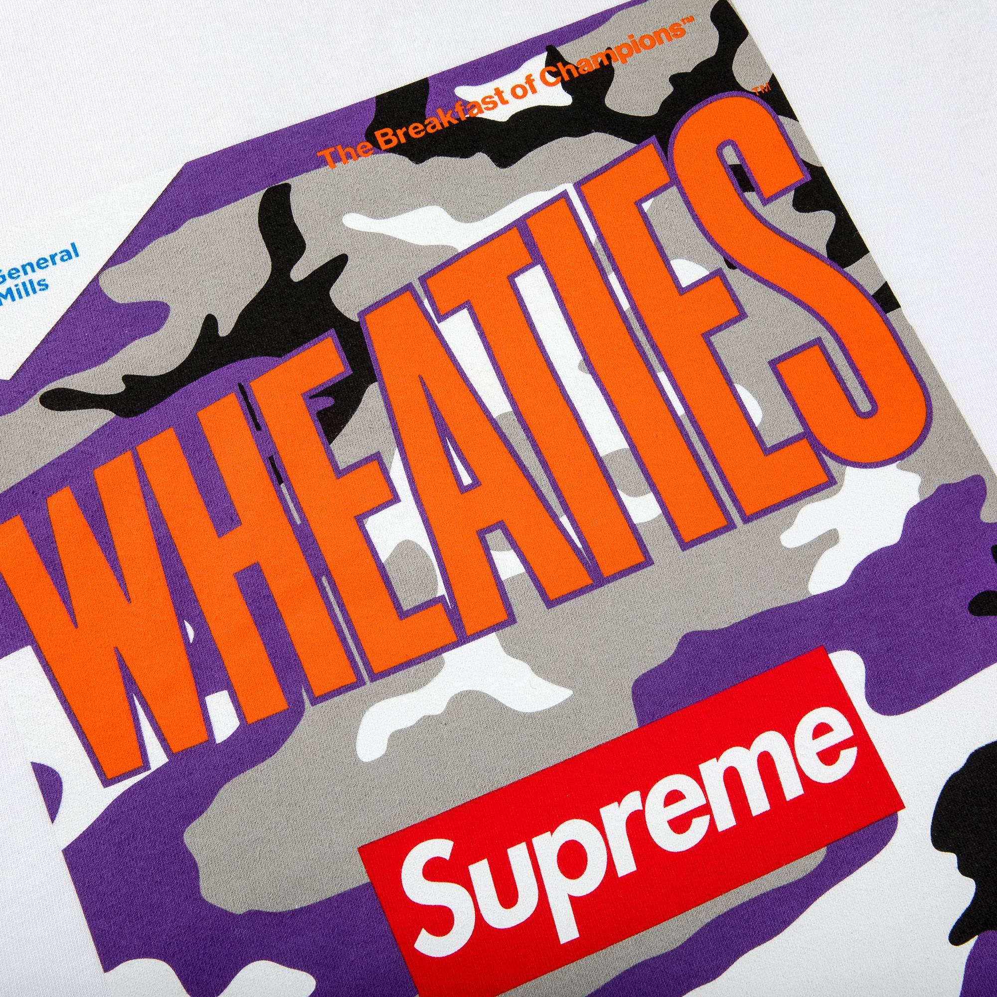 Supreme x Wheaties Tee 'White' - 2