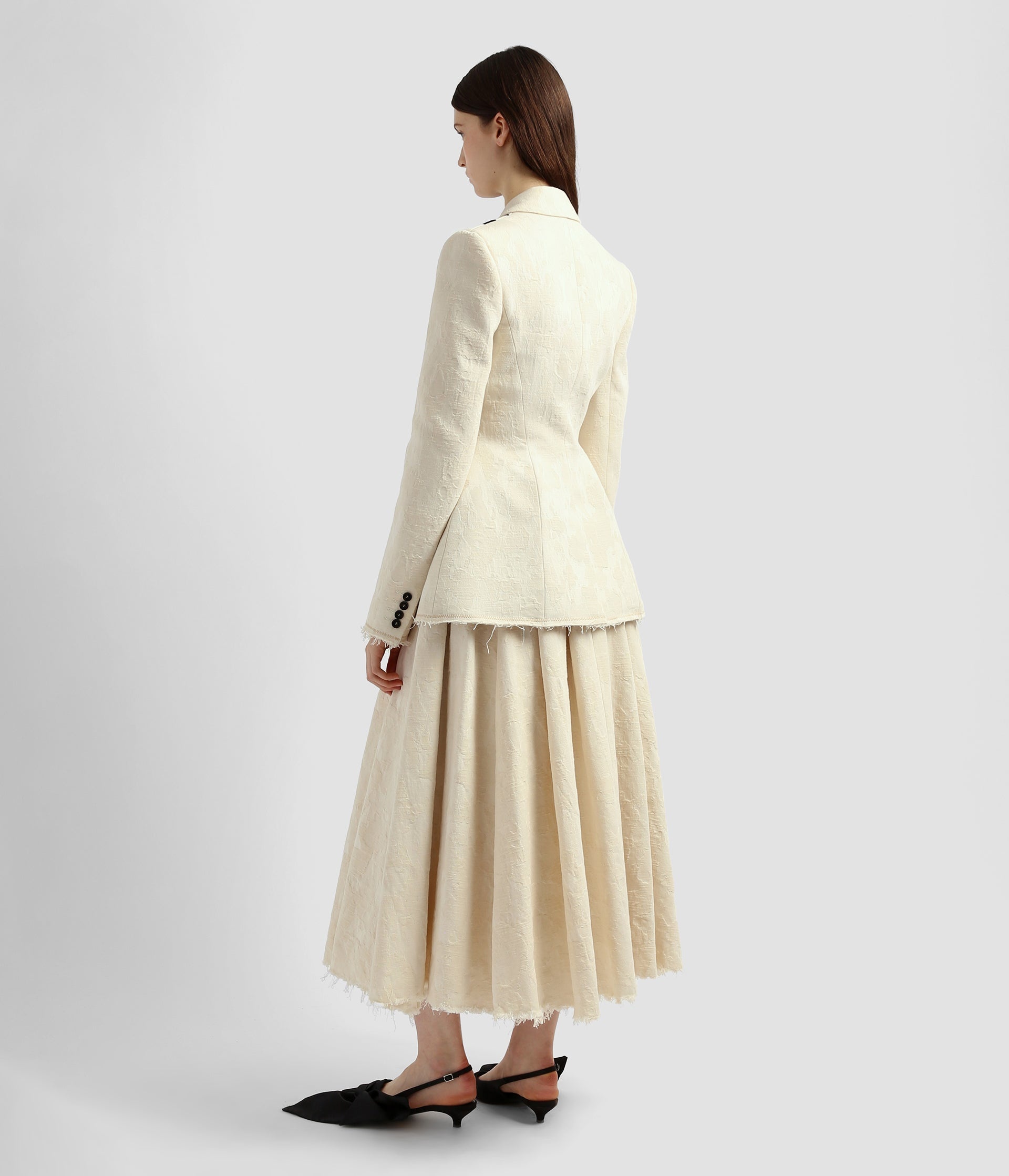 PEPLUM FITTED BLAZER - 3