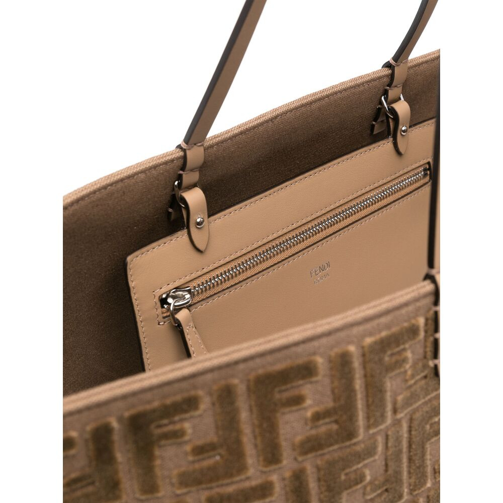 Fendi Brown Tote Bags Women - 2