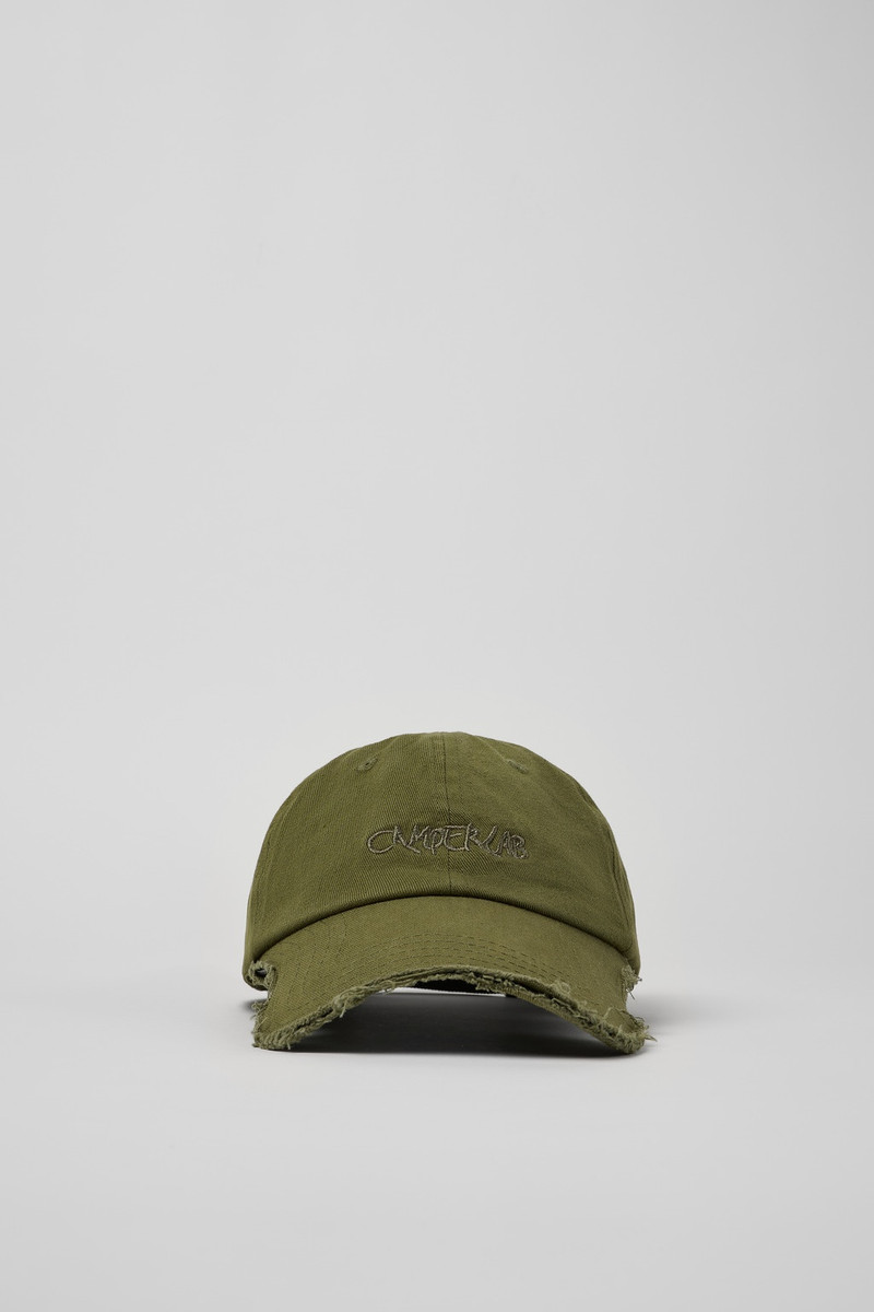 Green Cotton Cap (One Size) 4