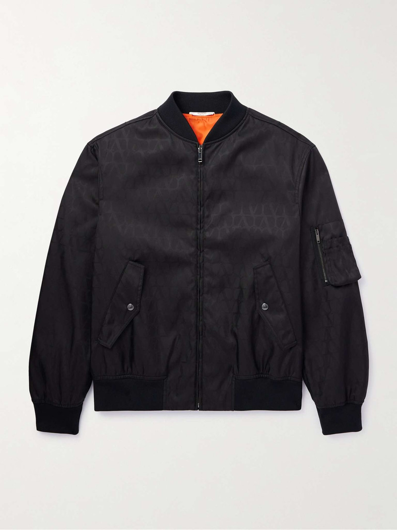 Toile Iconograph Logo-Jacquard Shell Bomber Jacket - 1