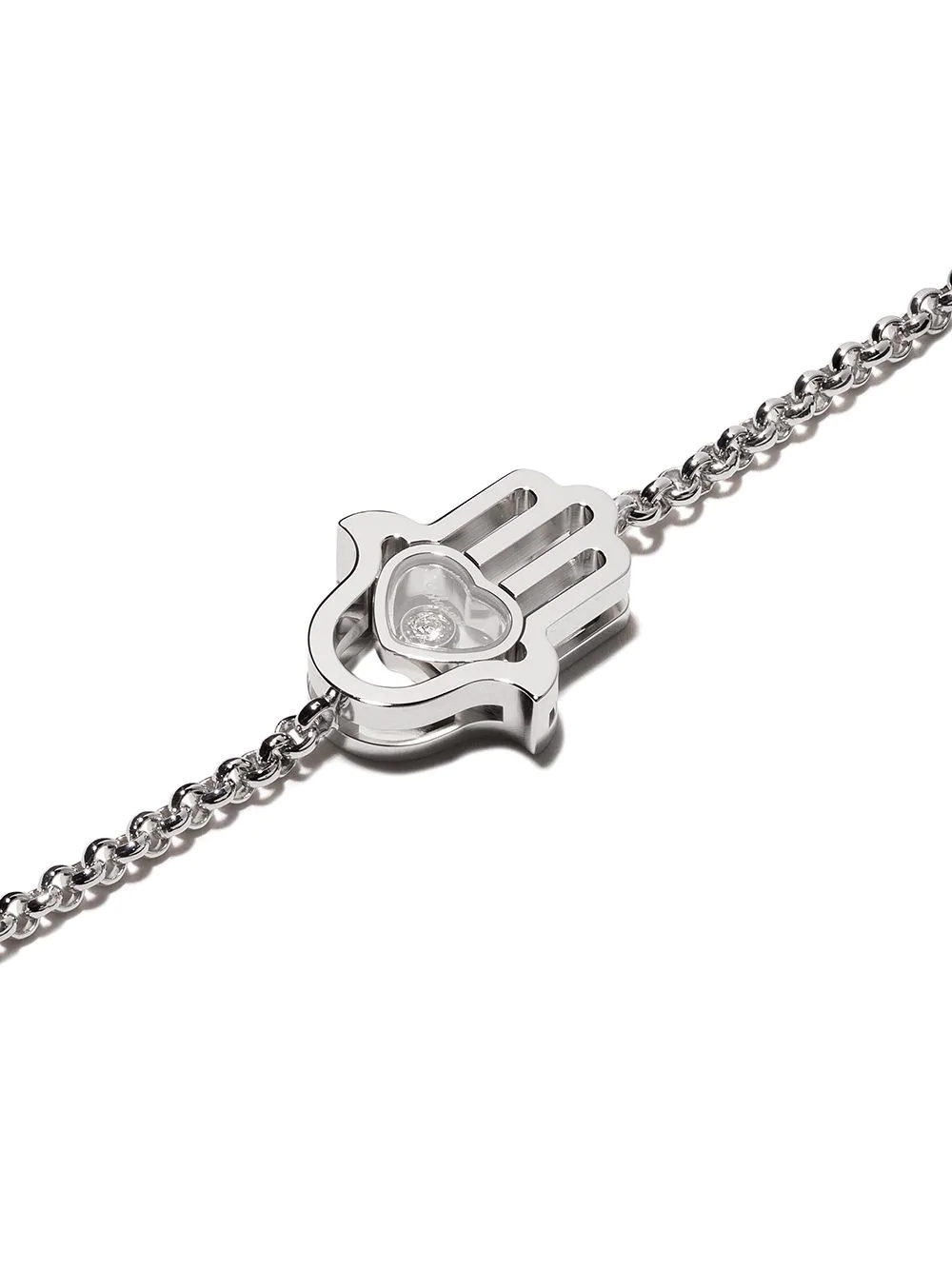 18kt white gold Good Luck Charms diamond bracelet - 3