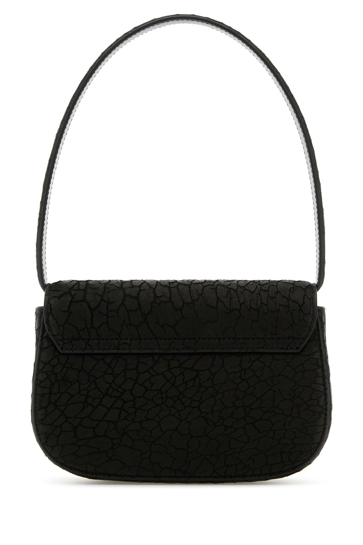 Black leather 1DR shoulder bag - 3