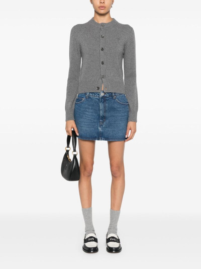 AMI Paris denim mini skirt outlook