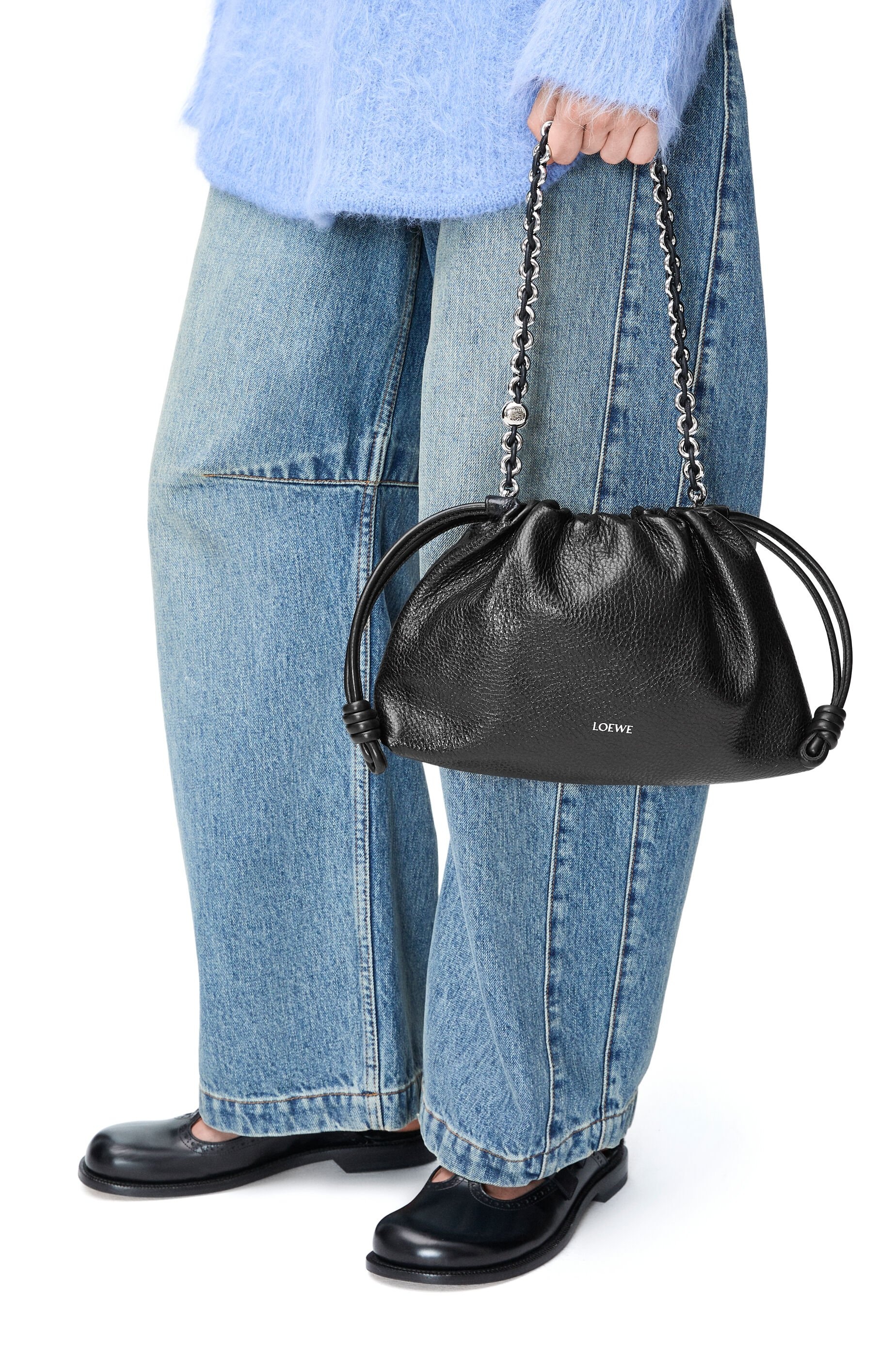 Medium Flamenco purse in deerskin - 3