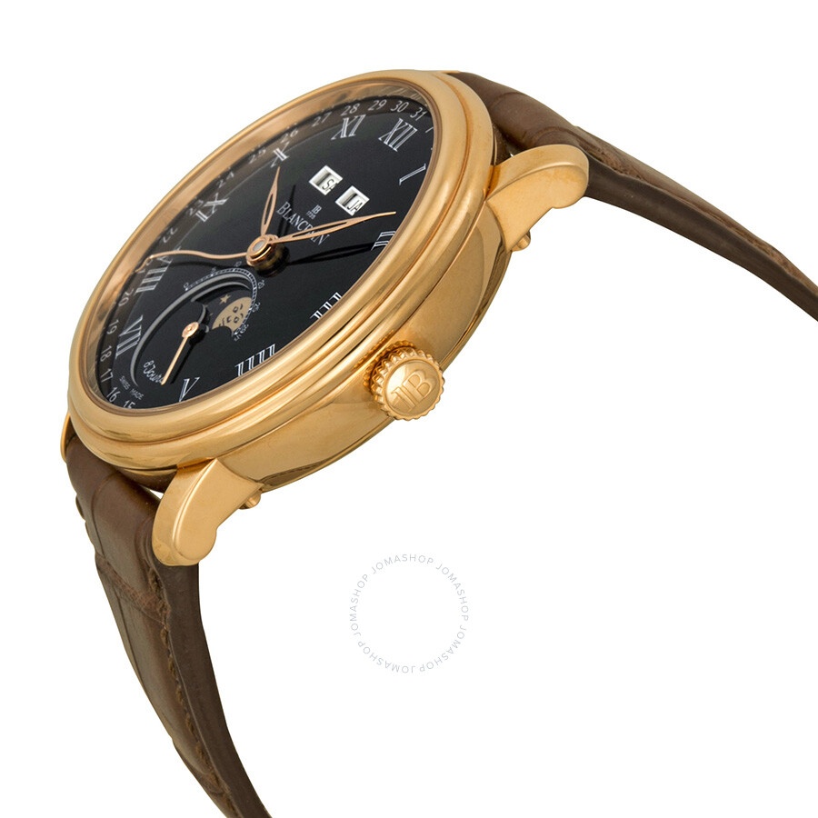 Blancpain Villeret Complete Calendar 8 Days Men's Watch 6639-3637-55B - 2