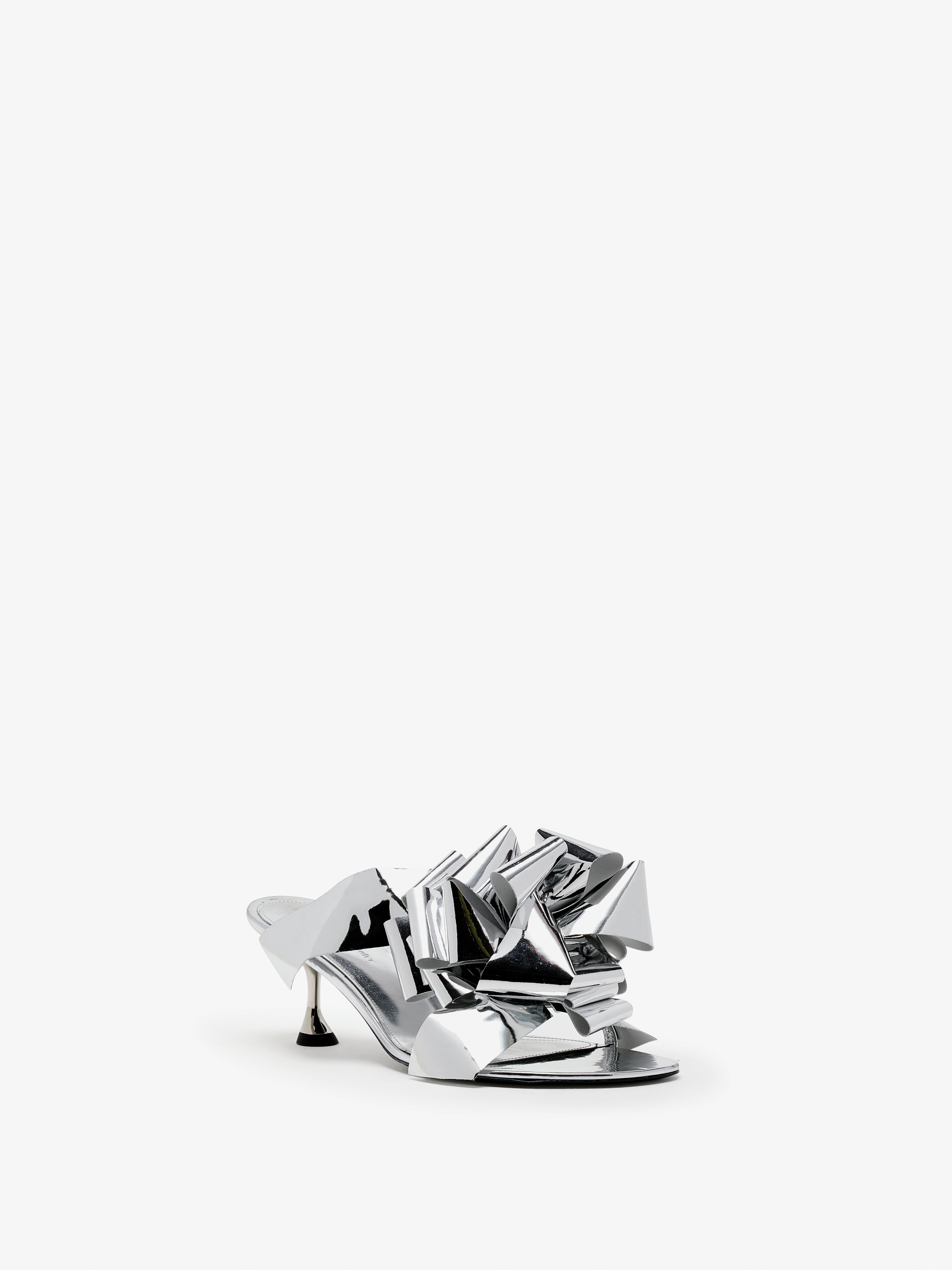 Tee Souvenir Sandals in Mirror Foil - 2