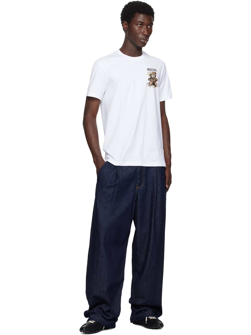 White 'Moschino Teddy Bear' T-shirt - 4