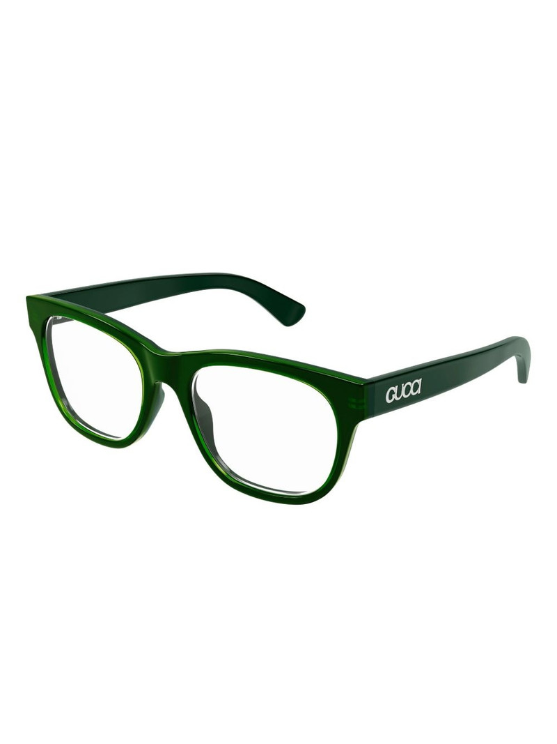 GUCCI logo-lettering glasses outlook