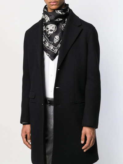 Alexander McQueen skull motif scarf outlook