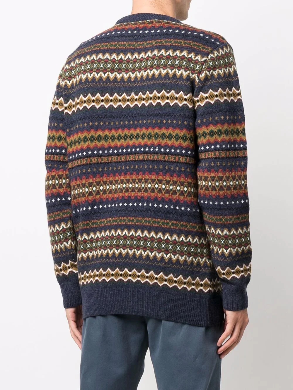 Fairisle intarsia-knit jumper - 4