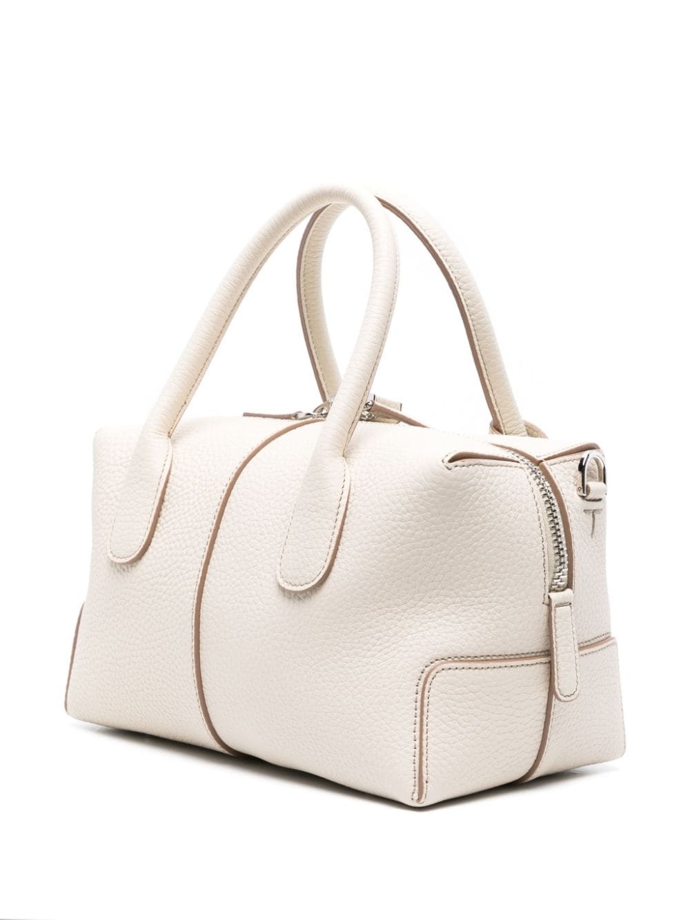 logo-patch leather tote bag - 2