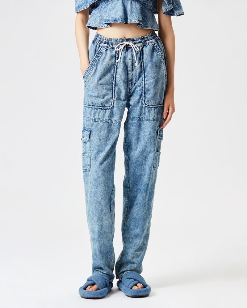 VIAMAO CHAMBRAY PANTS - 4