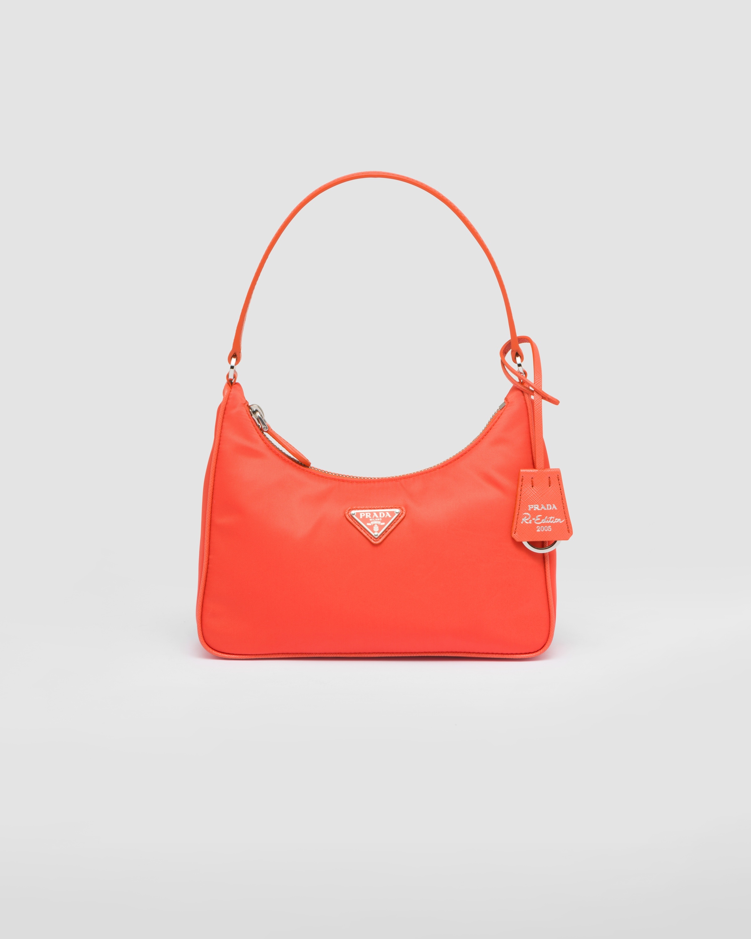 Prada Re-edition 2005 Nylon Mini Bag in Red