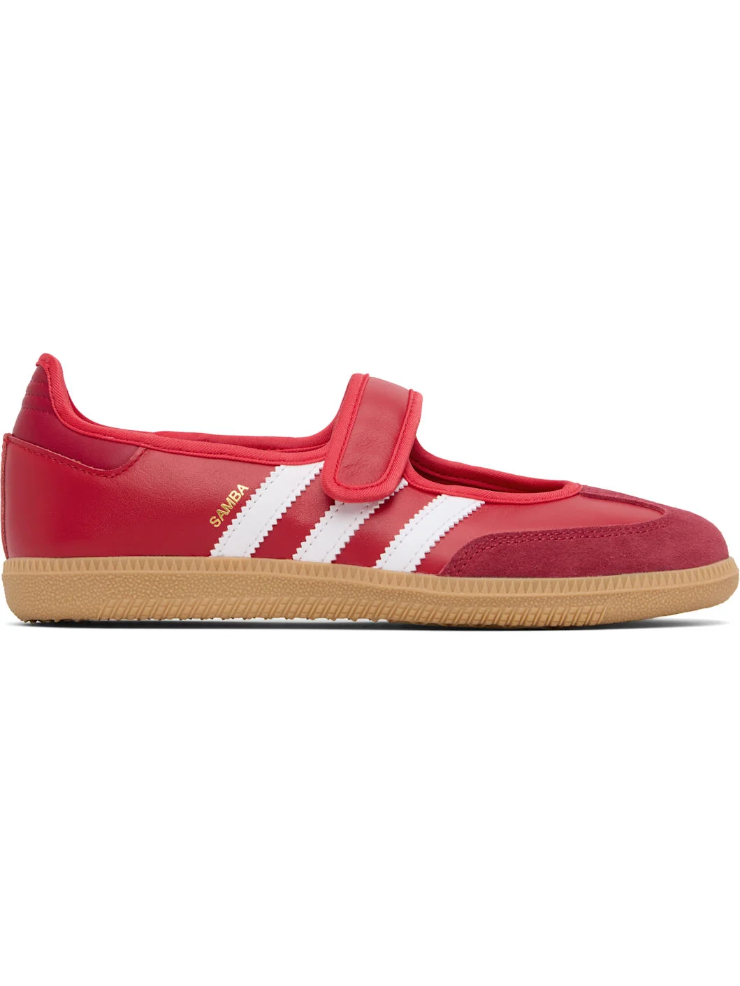 Red Samba Jane Ballerina Flats - 1