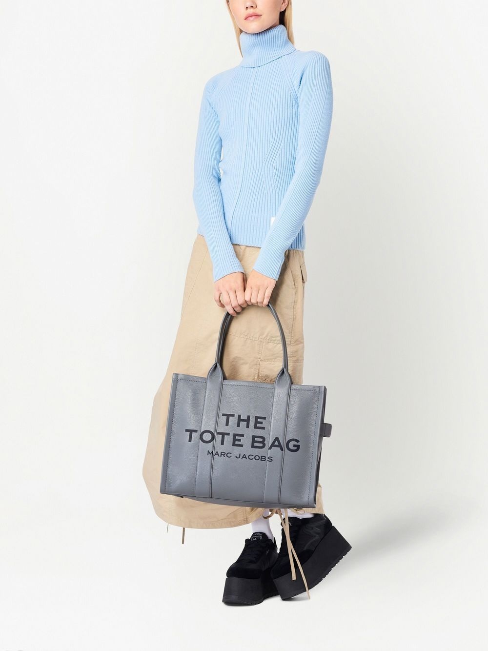 The Large leather tote bag - 2
