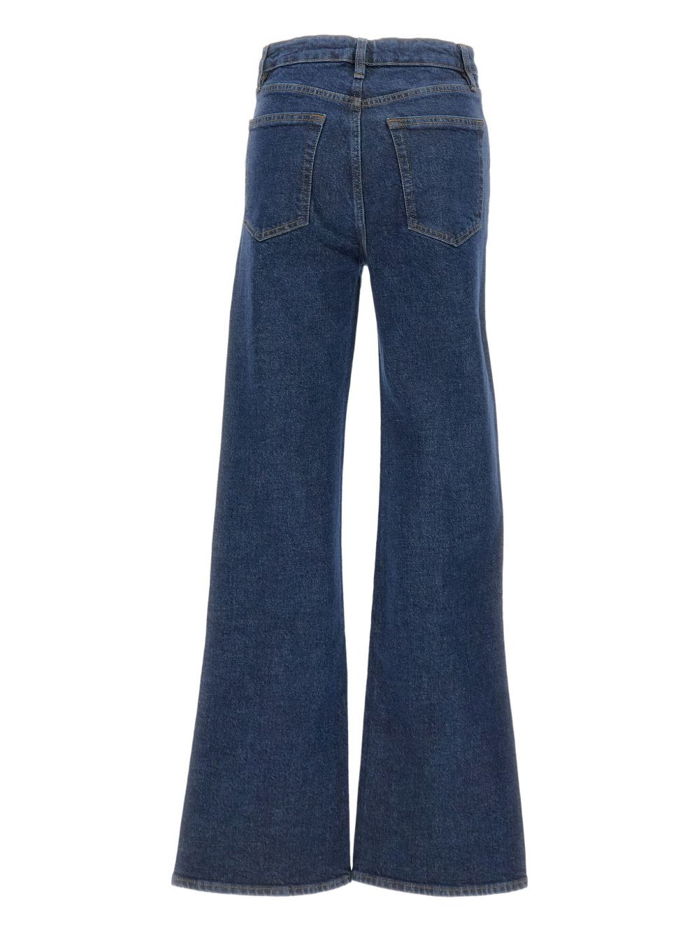 high-waisted flared jeans - 2