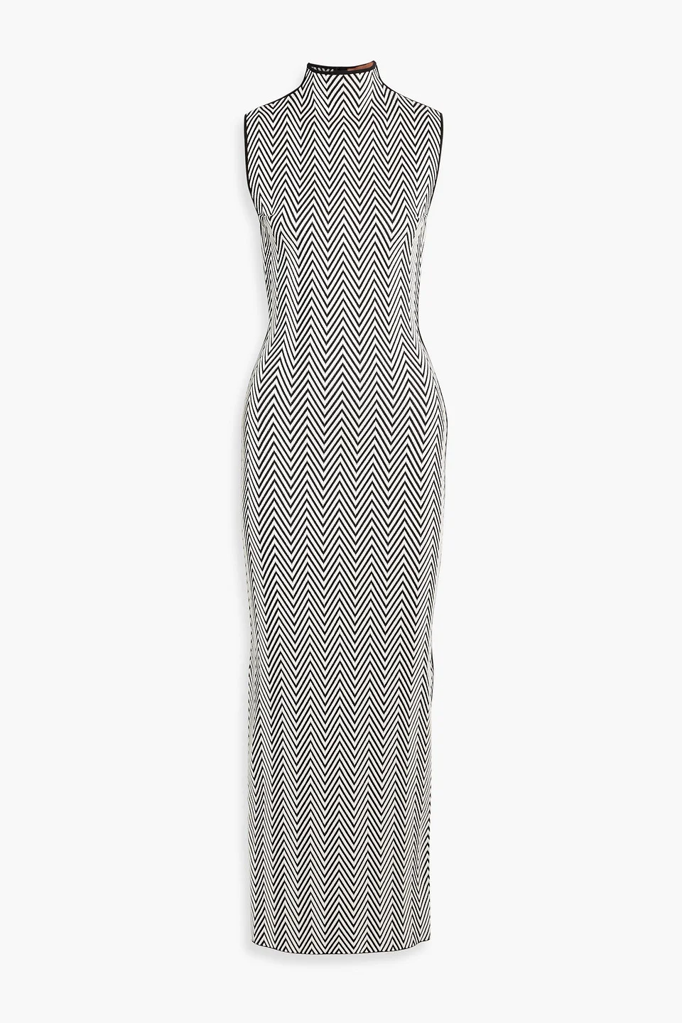 Jacquard-knit maxi dress - 1