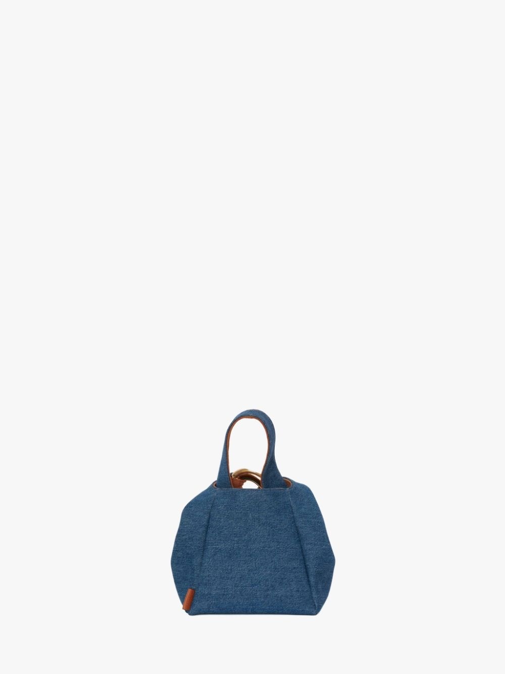 CHAIN LINK POCHETTE - LEATHER TOP HANDLE BAG - 3