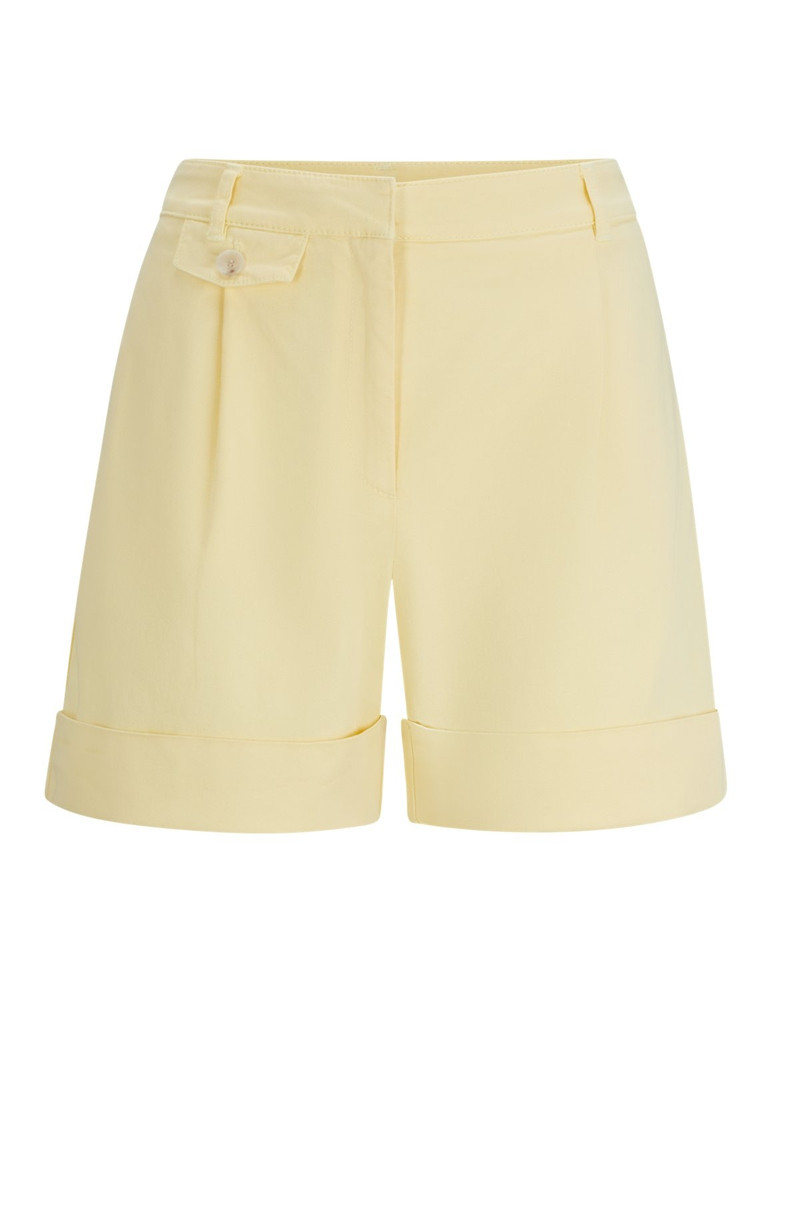 WIDE-LEG SHORTS IN A COTTON BLEND 1