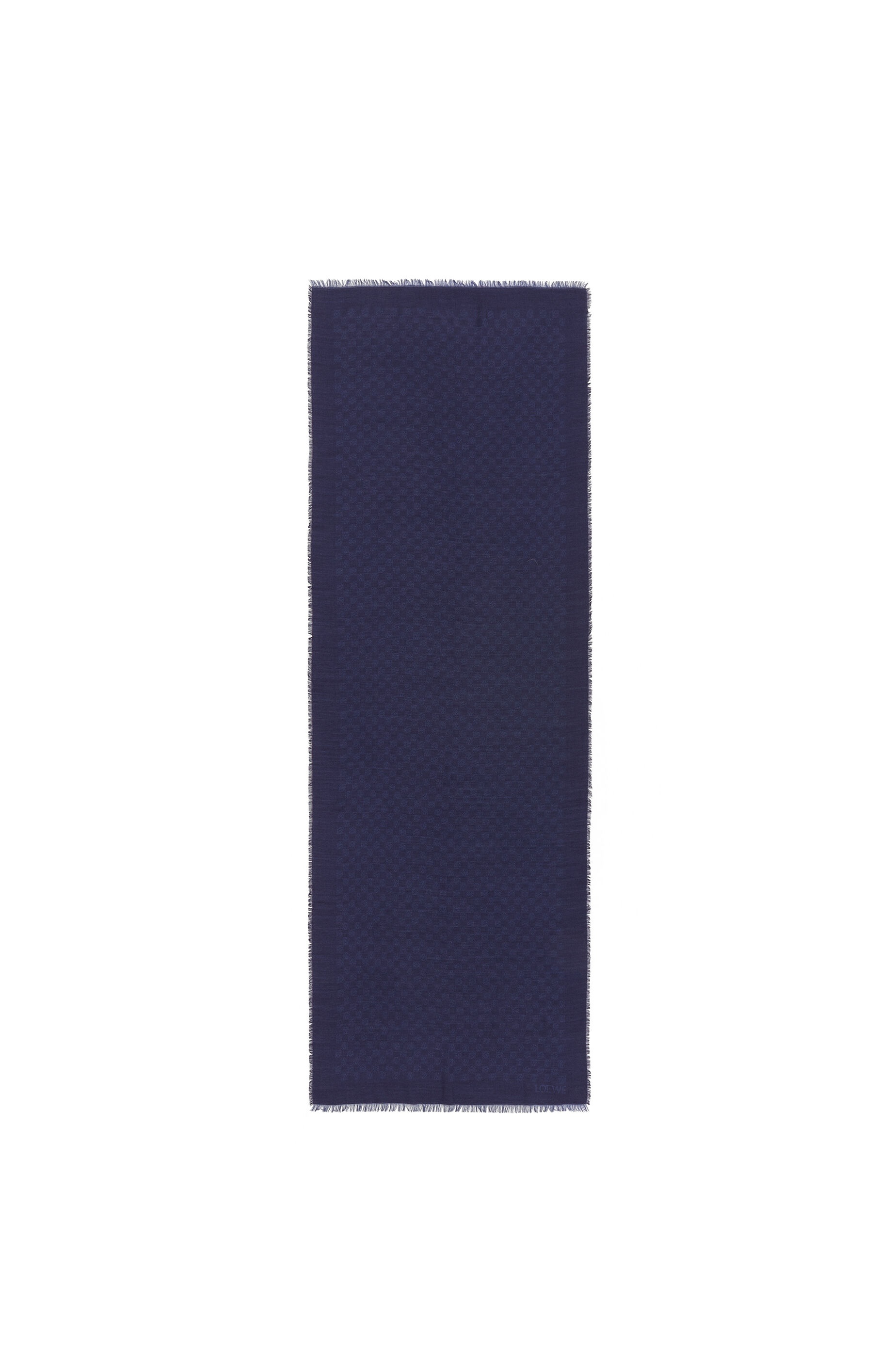 LOEWE Anagram scarf in wool and silk - 5