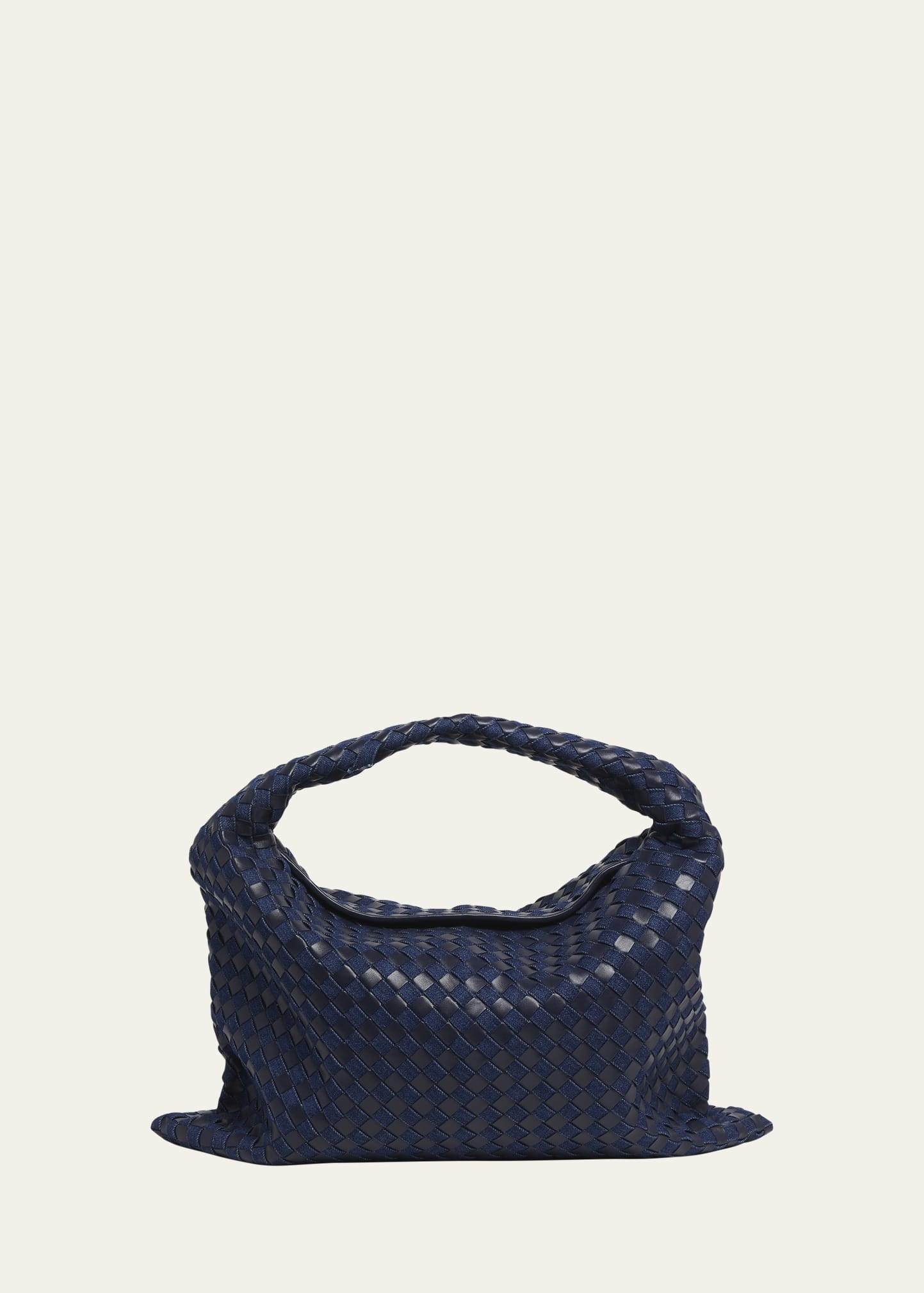 Large Hop Denim Hobo Bag - 1