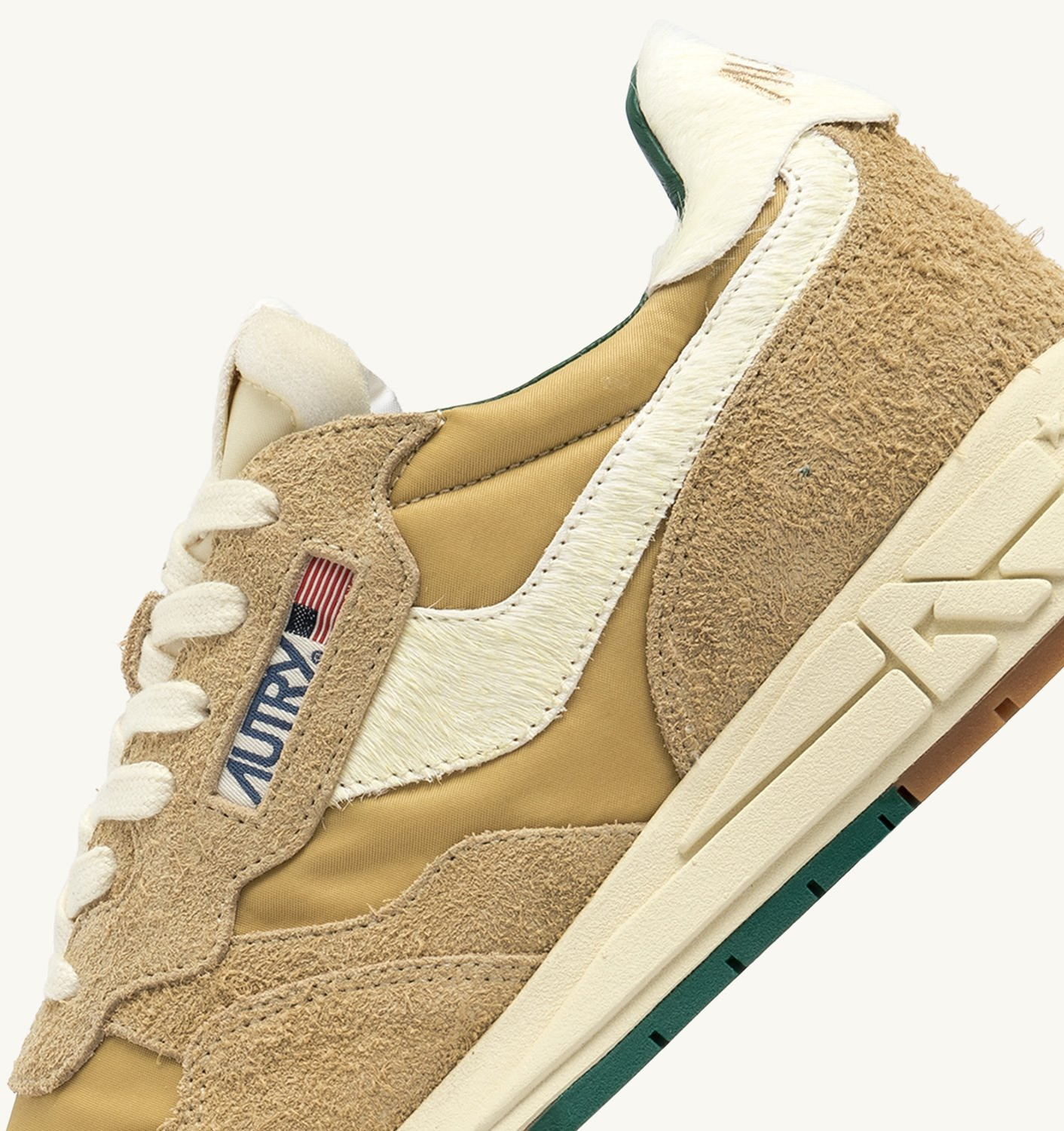 REELWIND LOW SNEAKERS IN LEAF AND NUT SUEDE AND NYLON - 6