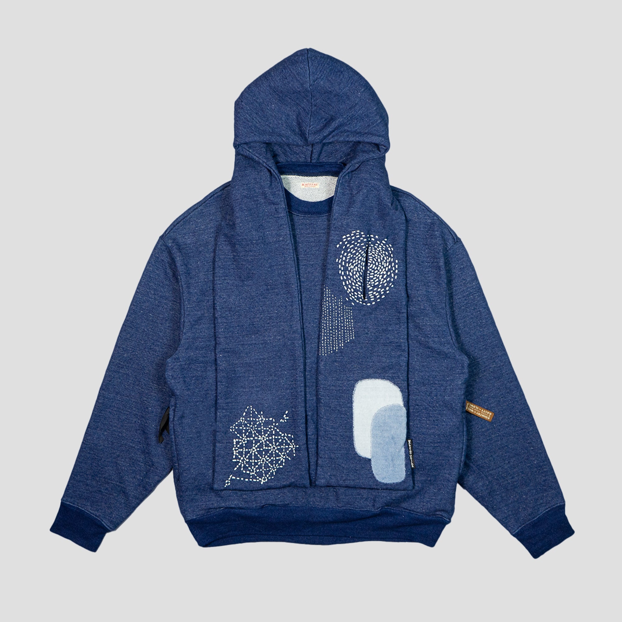 INDIGO x BORO JERSEY HOODIE - 2