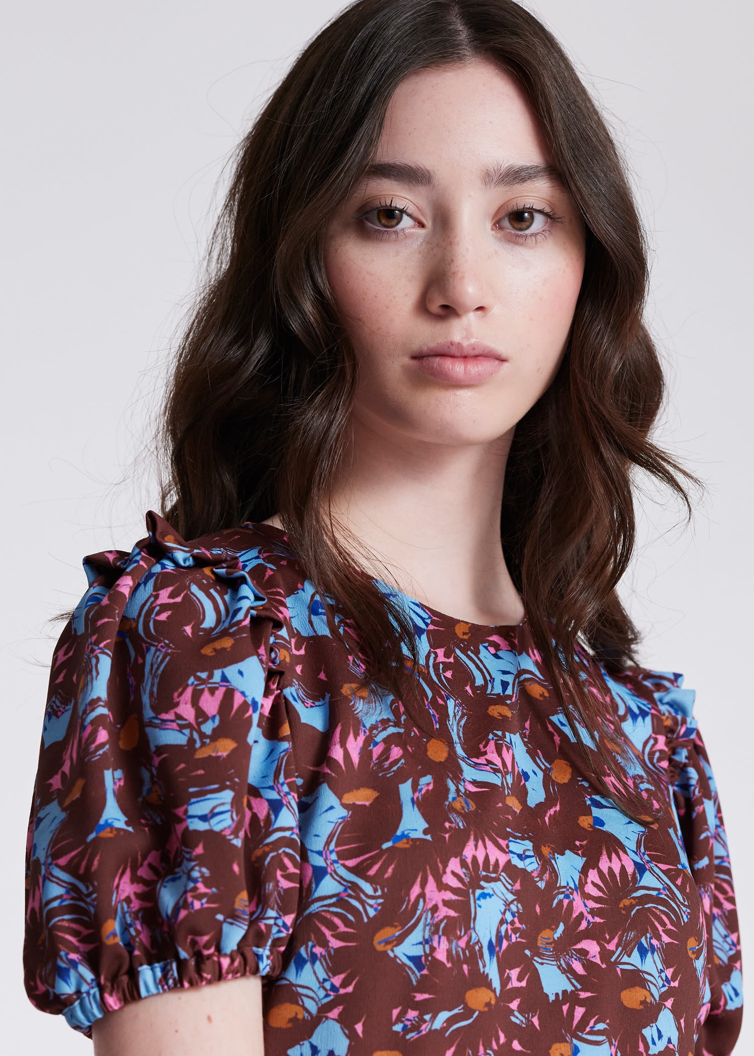 'Snow Pixie' Puff Sleeve Dress - 9