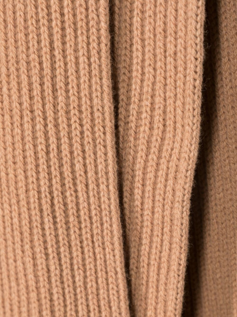 A.P.C. Camille ribbed-knit scarf outlook