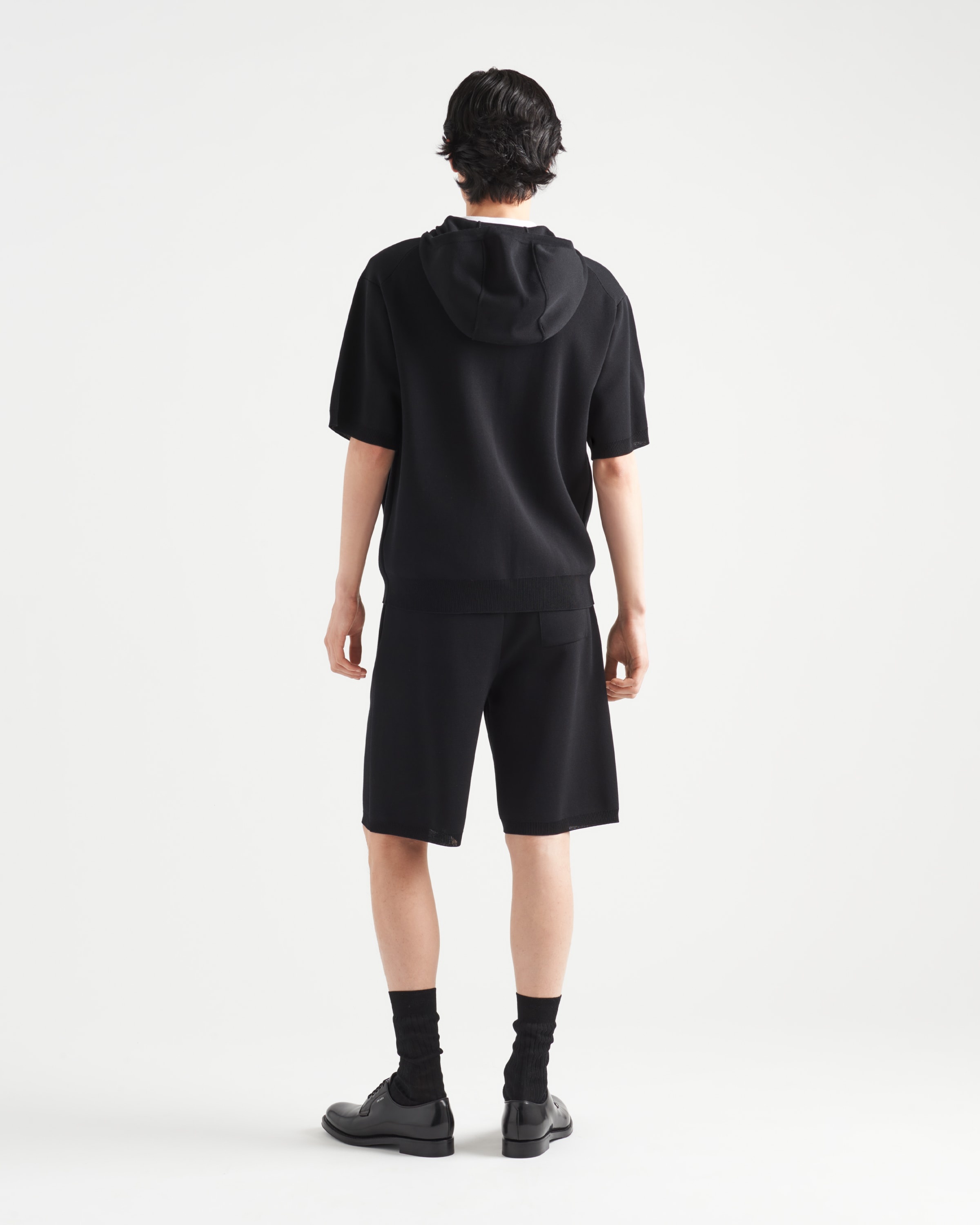 Cotton and viscose Bermudas - 5