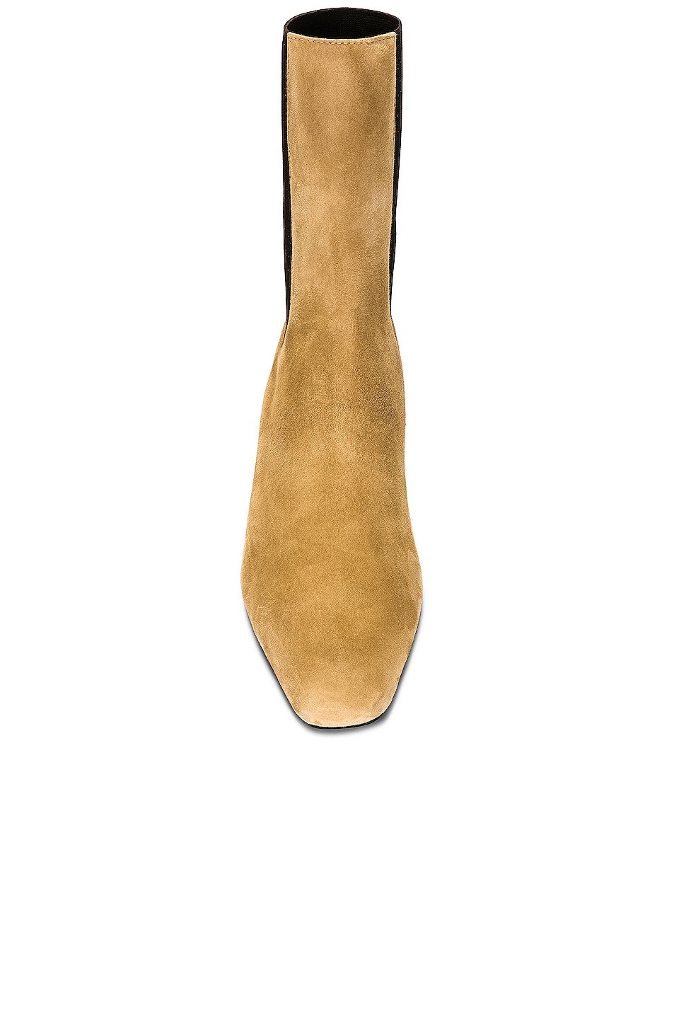 The Mid Heel Suede Boot - 4