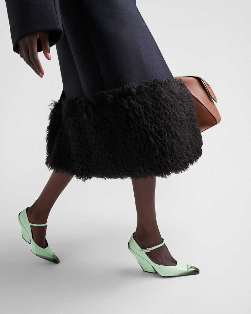 Double-breasted cloth and aspen coat 6