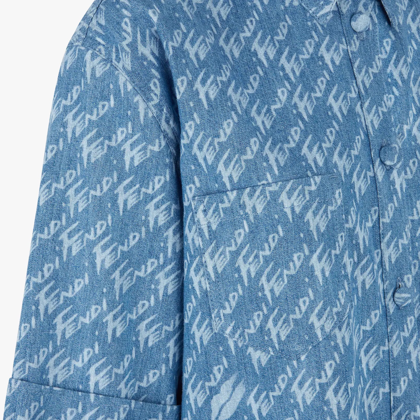 Light blue chambray shirt - 3