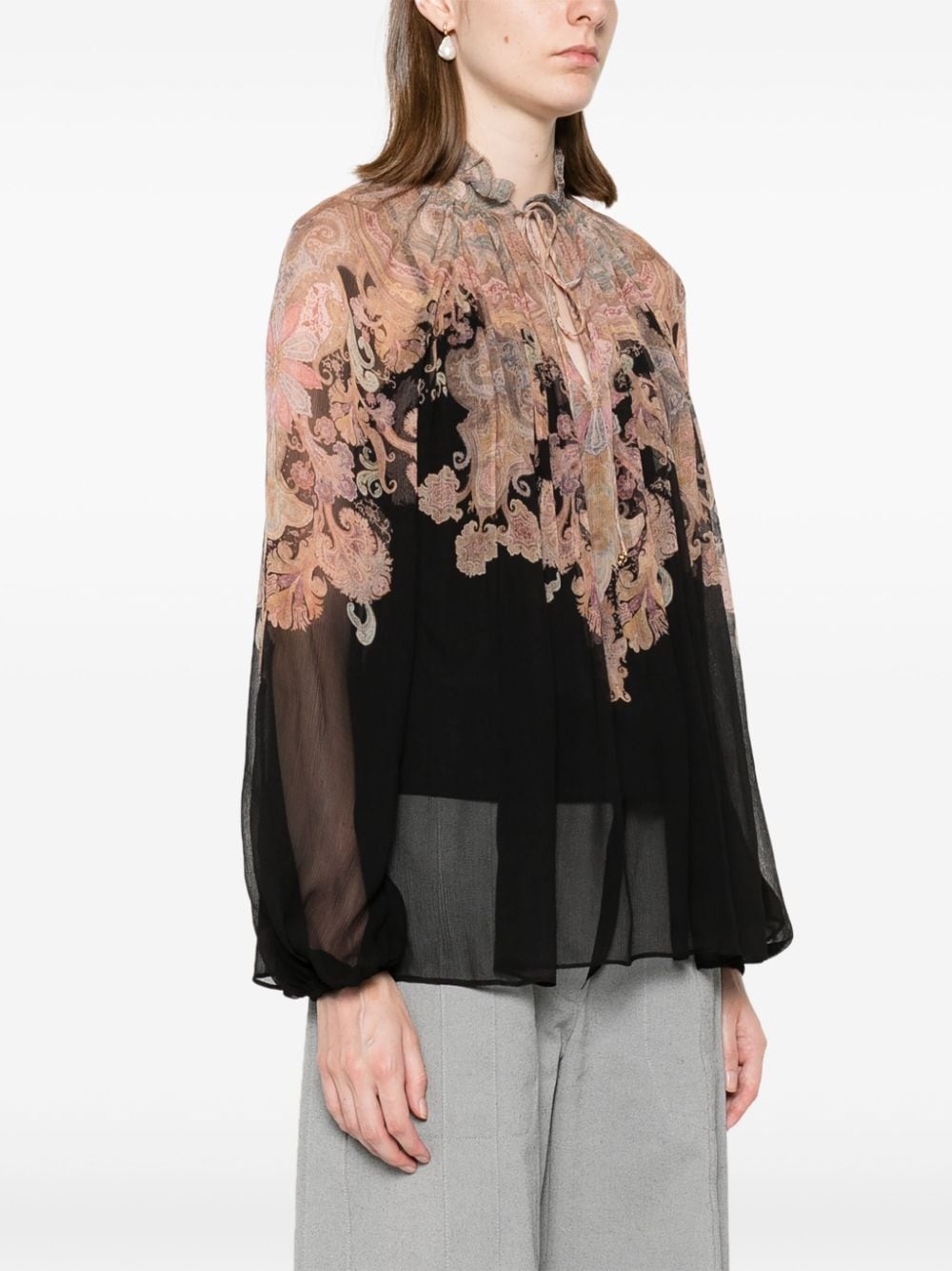 Illustration Billow blouse - 3