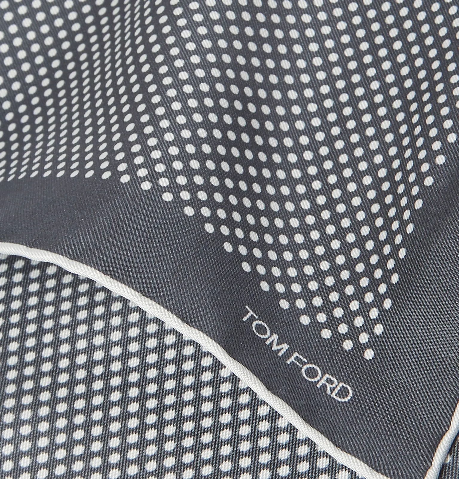 Polka-Dot Silk-Twill Pocket Square - 2