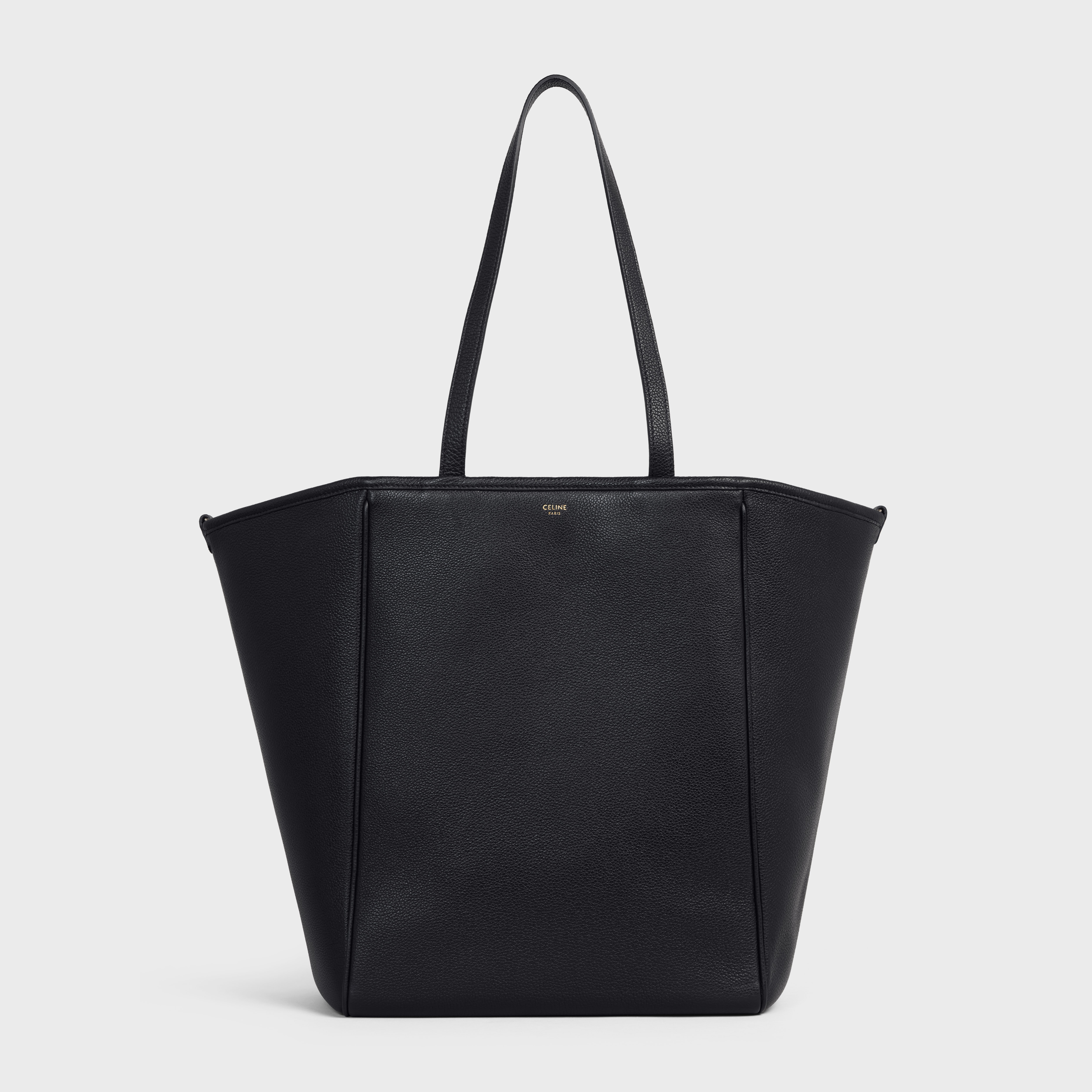 Medium Folded Cabas in Grained Calfskin - 5