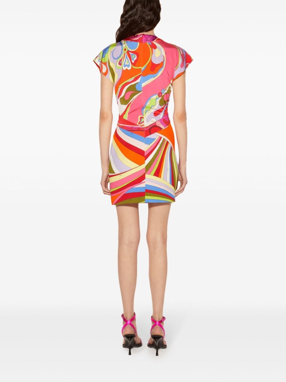 iride-print dress - 4