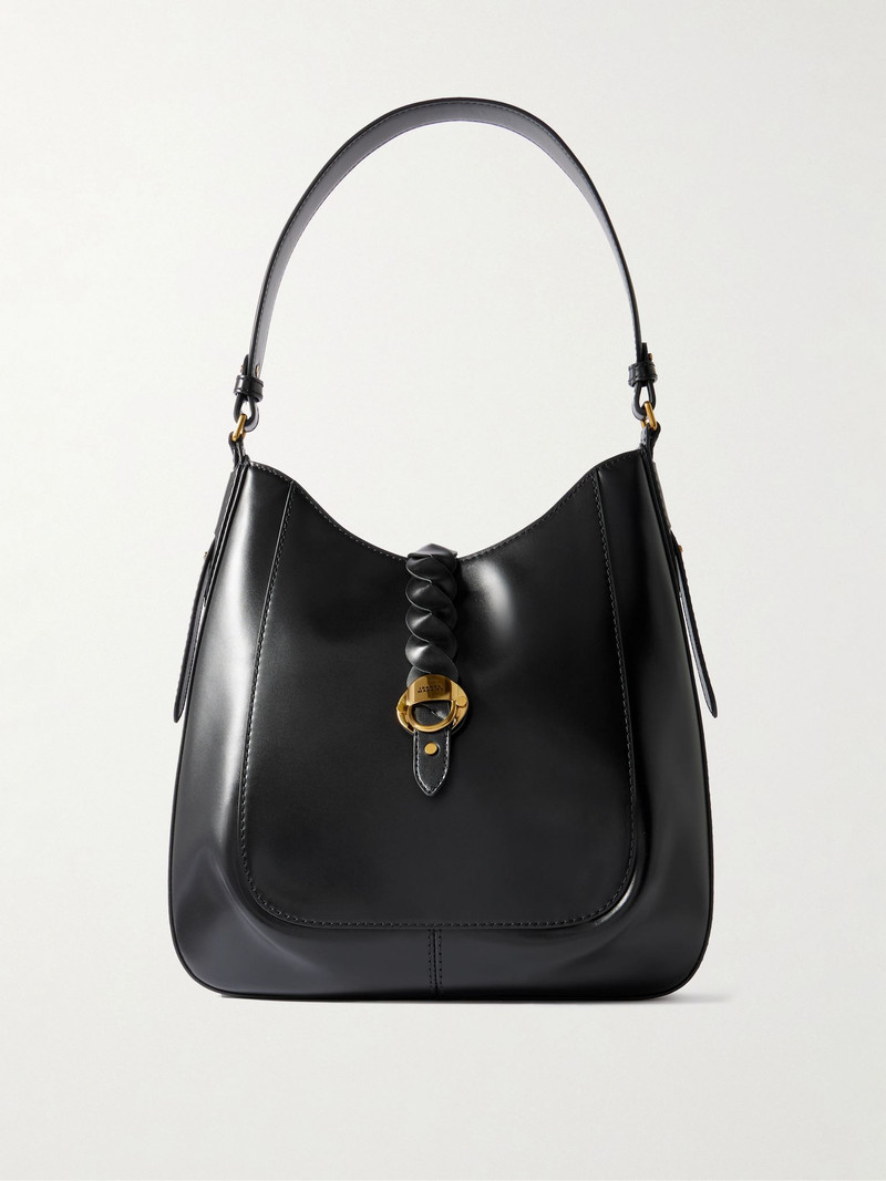 Altay leather shoulder bag Black 1