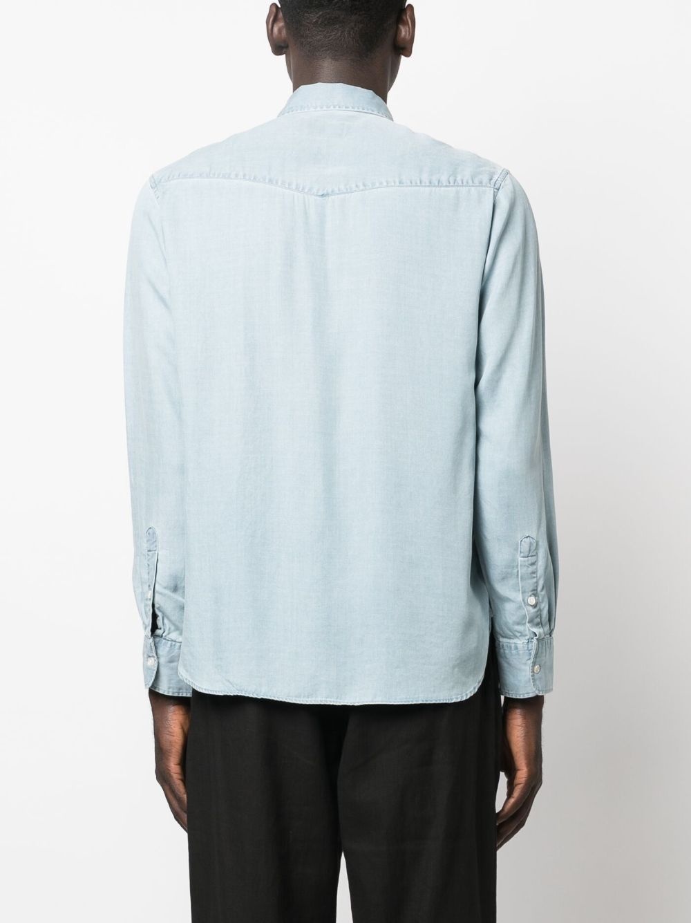 button-up lyocell shirt - 4